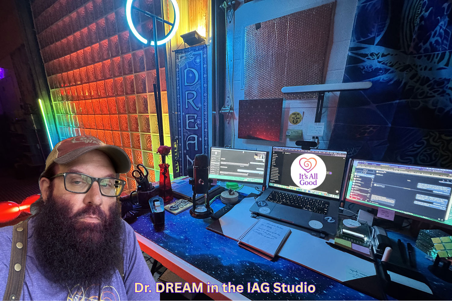 Dr. DREAM in the studio